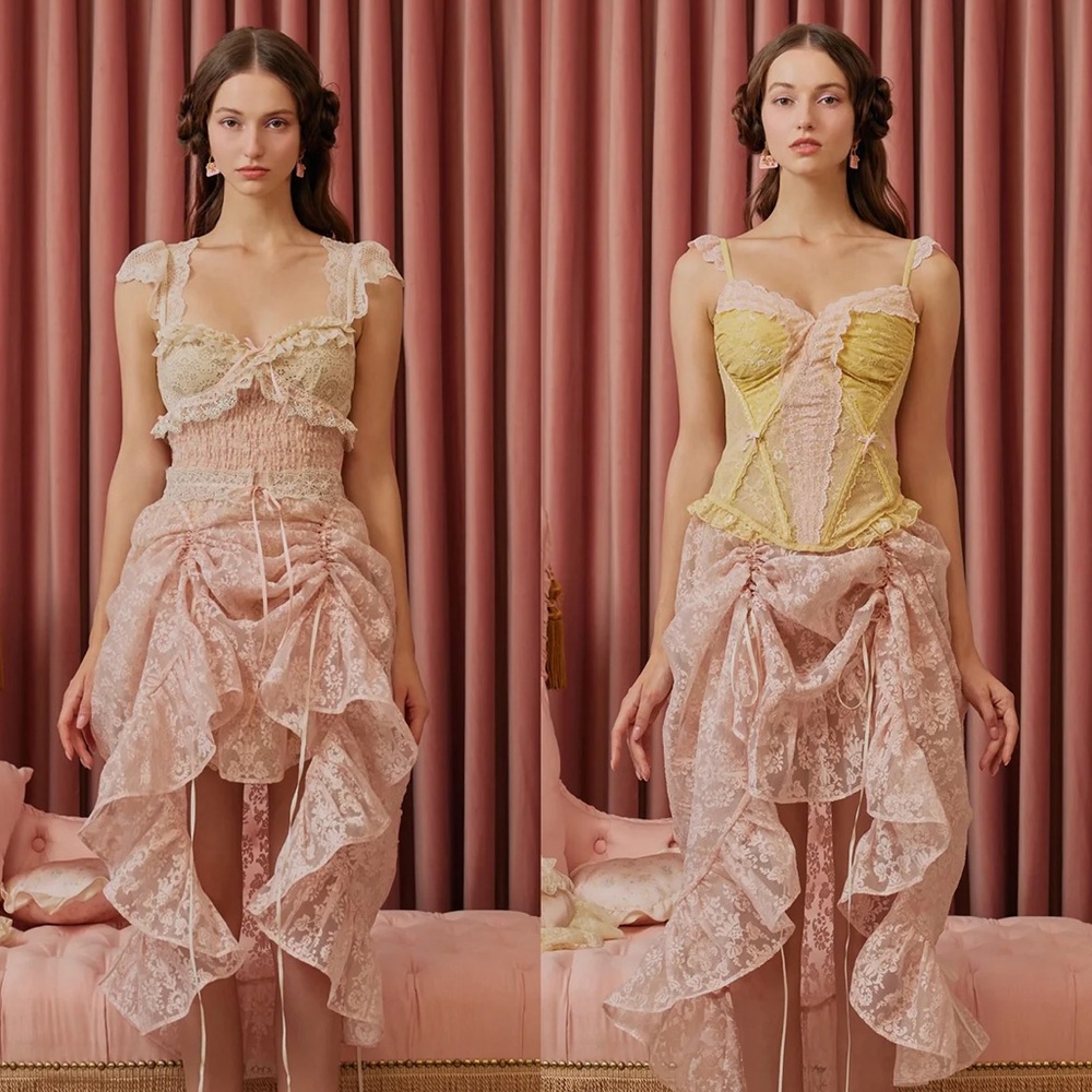 Break the Cocoon into A Butterfly Dress by LACEMADE 2 part dress